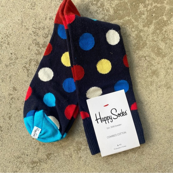 Dotty Happy Socks size 9-11 - Picture 3 of 4